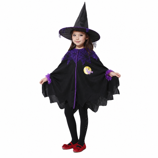 Kids Witch Cape Set Halloween Costume - product image 1