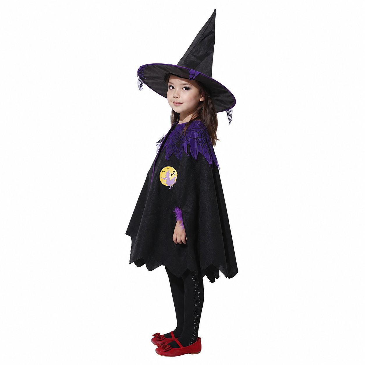 Kids Witch Cape Set Halloween Costume - product image 4