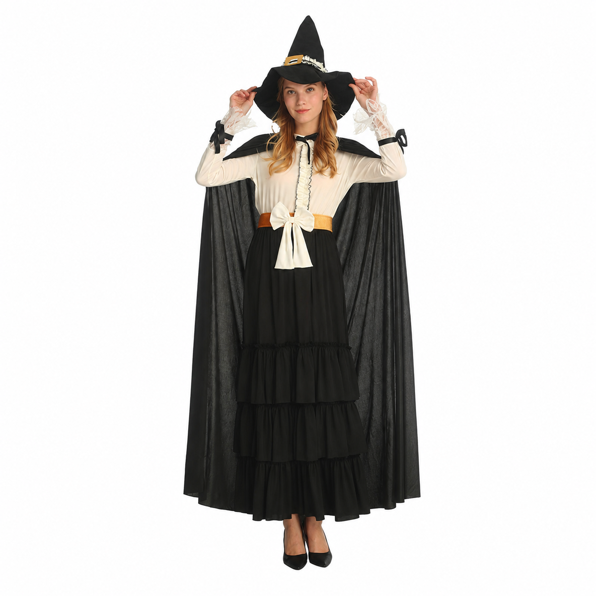 Women's Witch Cape Dress Halloween Costume - product image 4