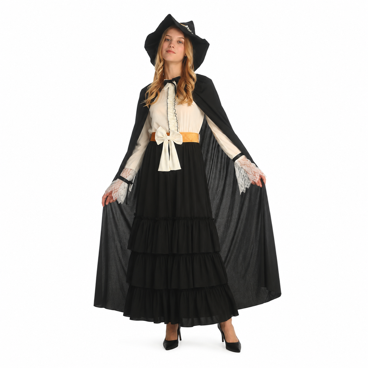 Women's Witch Cape Dress Halloween Costume - product image 5