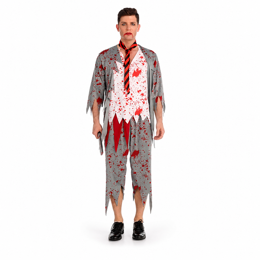 Men's Zombie School Uniform Halloween Costume - product image 2